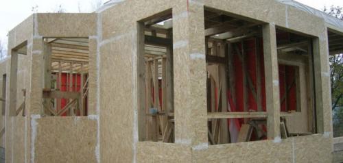 Строительство щитового дома. Каркас щитового строительства