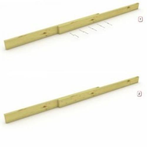 Сращивание досок для балок перекрытия. Базовые методы сращивания стропил