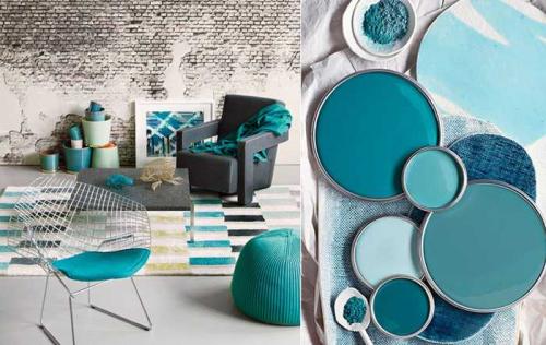 Бирюзовый цвет для стильного интерьера 10