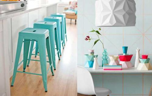 Бирюзовый цвет для стильного интерьера 08