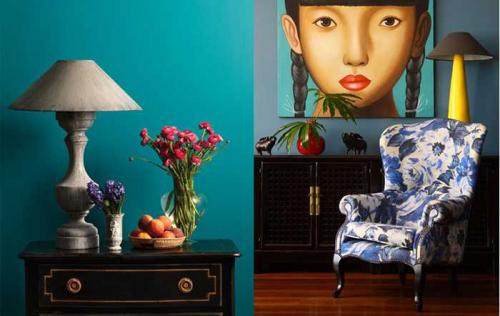 Бирюзовый цвет для стильного интерьера 09