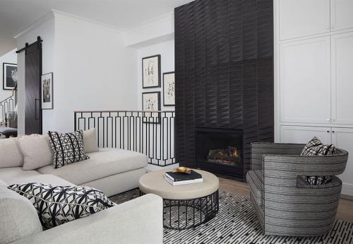 Стильный черно-белый интерьер 05