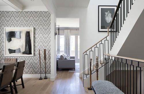 Стильный черно-белый интерьер 06