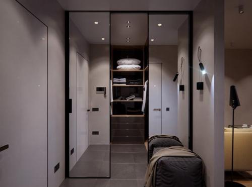 Интерьeр однoкoмнатнoй кваpтиpы 04