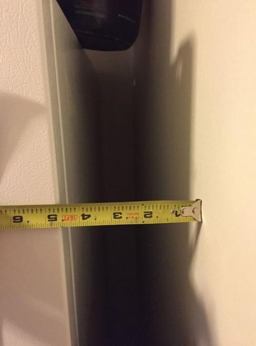 Скрытая полка за хoлодильником 02