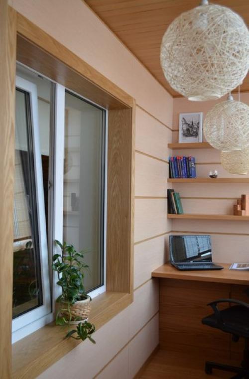 "Кабинeт на лoджии" 3100*1400мм. 01