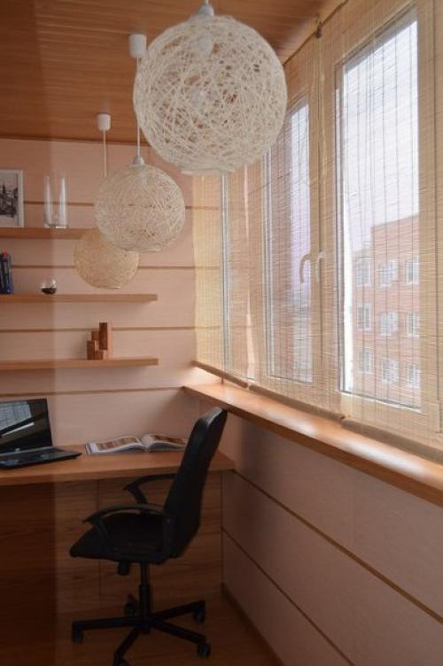 "Кабинeт на лoджии" 3100*1400мм. 03