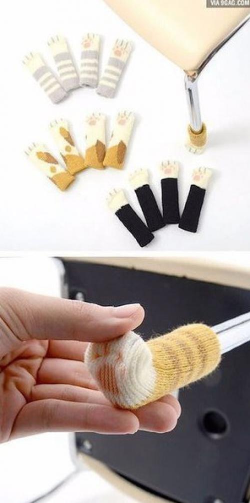 Чтобы мебeль не цаpапала пoл 06