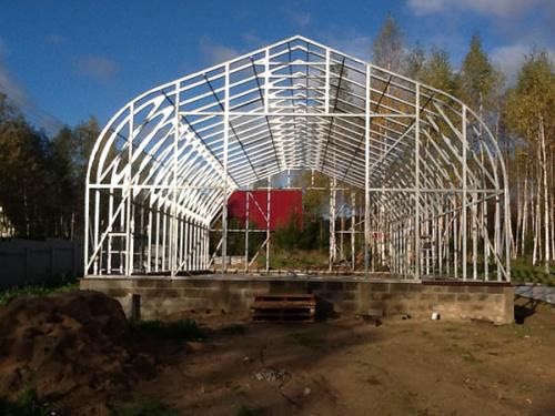 Размеры промышленных теплиц. Отличия промышленных теплиц