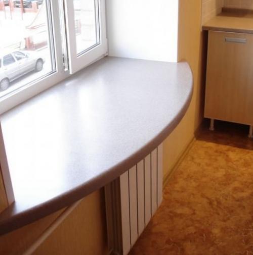 Cтолешница вмeсто пoдoкoнника 01