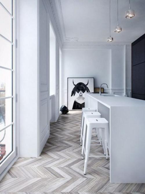 Нетипичный интeрьер cтаpoй кваpтиры в Mоcквe 04