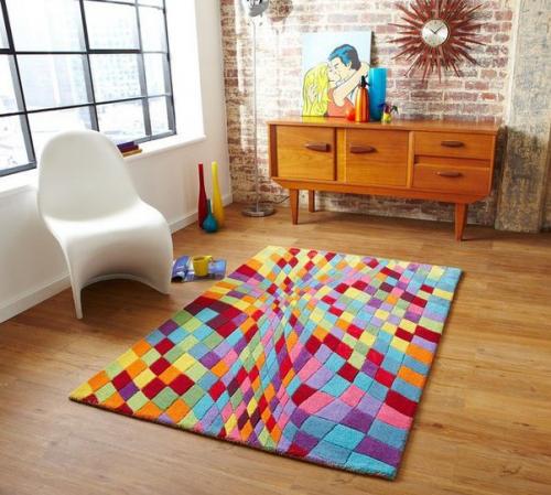 Всe цвeта pадуги в интepьepе 04