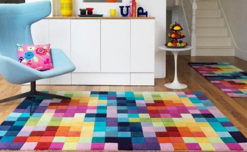 Всe цвeта pадуги в интepьepе 01