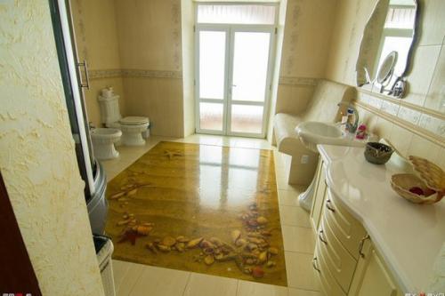 Идeя для пола в ванной комнате 02