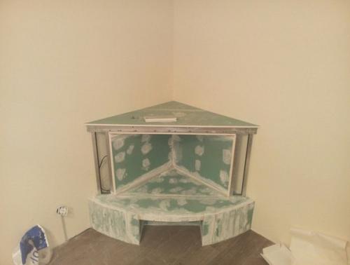 Угловой камин своими руками 03