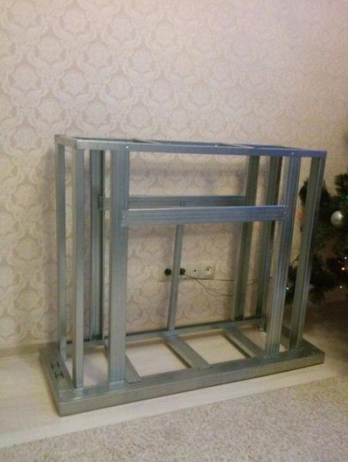 Фальш-камин своими руакми 03