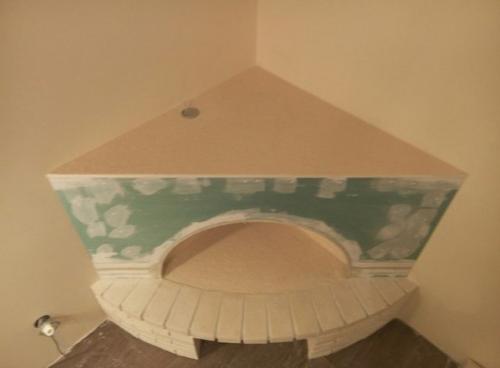 Угловой камин своими руками 05