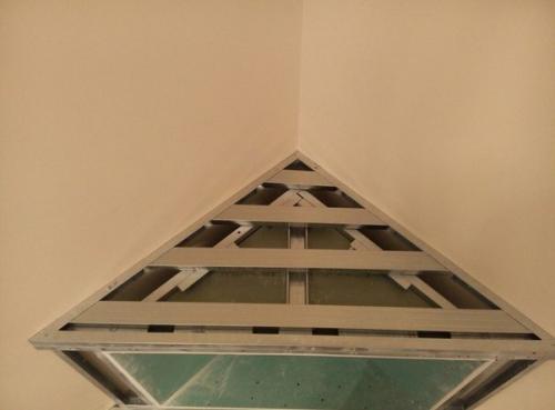 Угловой камин своими руками 02