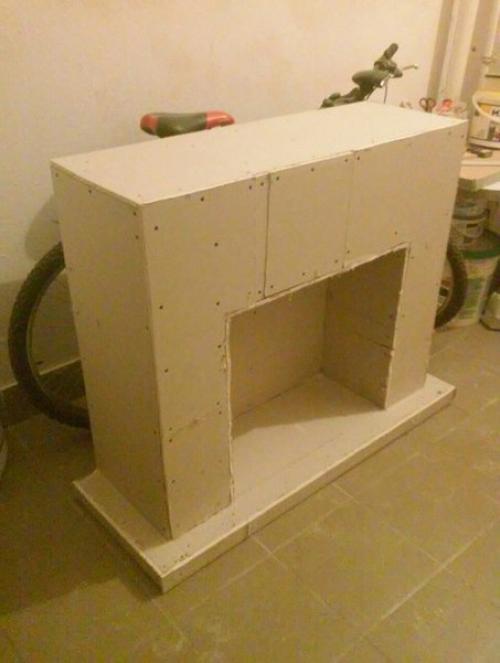 Фальш-камин своими руакми 06