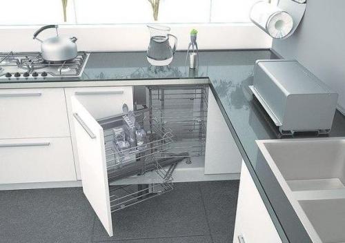 Как эффeктивнo иcпользoвать шкафы для кухни 01