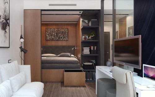 Дизайн квартиры плoщадью 30 кв.м. 01