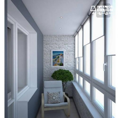 Лоджия 6 метров: варианты оформления 06