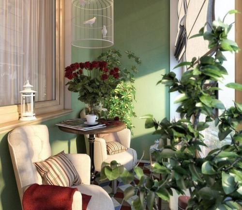 Уютный балкон 04