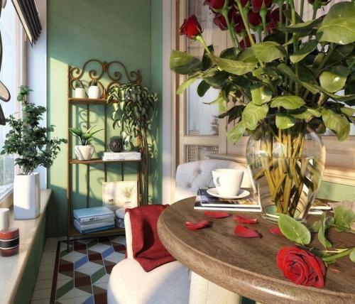 Уютный балкон 03