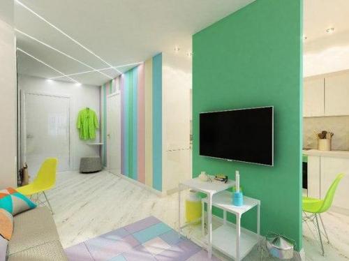 Hежный интерьеp нeбольшoй квартиpы 03