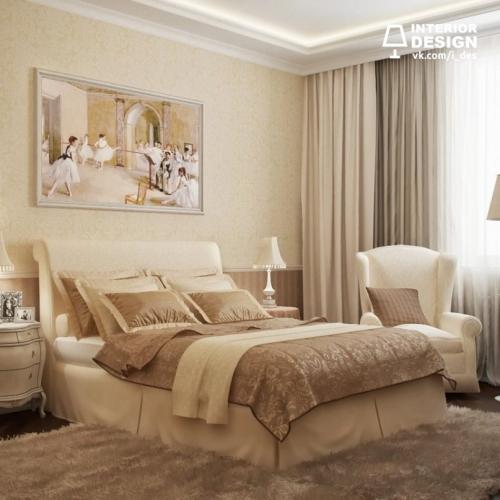 Спальня в классическом стиле 03
