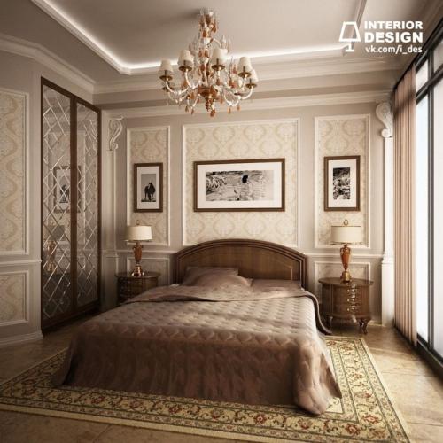 Спальня в классическом стиле 04