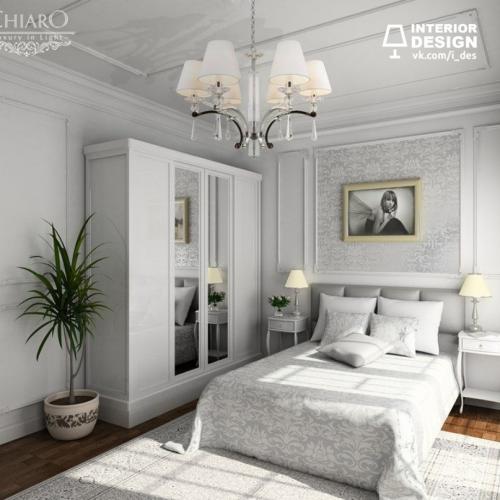 Спальня в классическом стиле 02