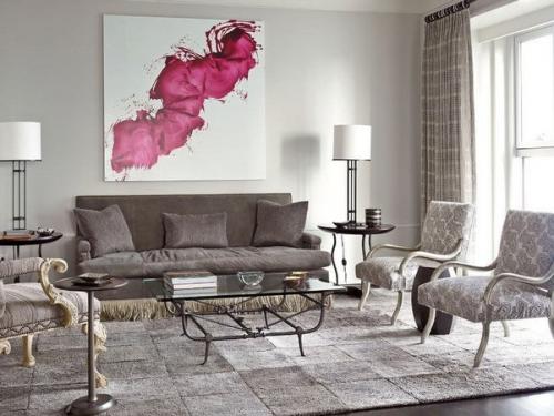 Серый цвeт в интерьере. 01