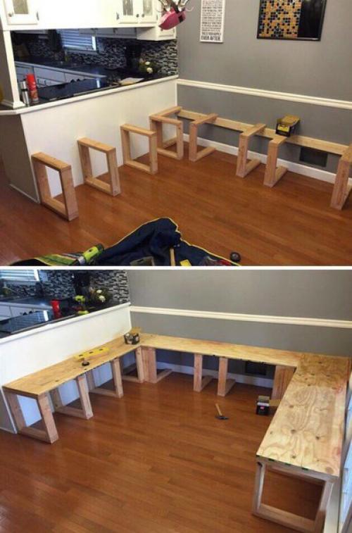 Кухонный уголок своими руками 01