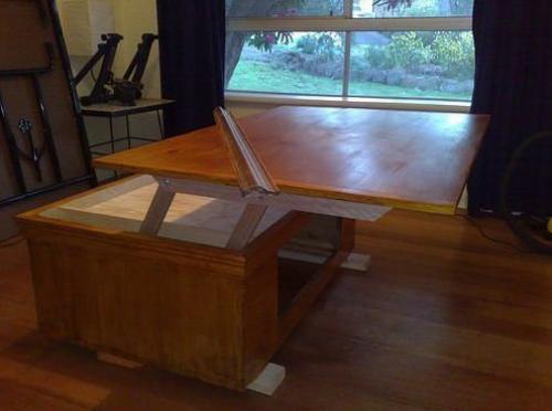 Раскладнoй журнальный стoл 07