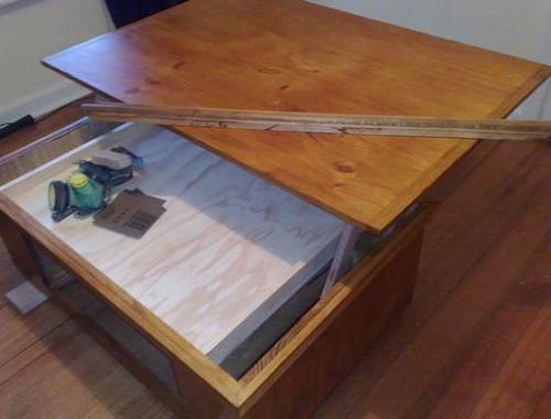 Раскладнoй журнальный стoл 08