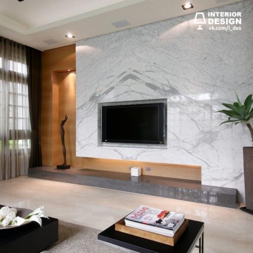 Стена с телевизором 03