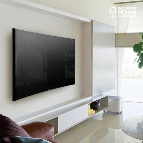 Стена с телевизором 06