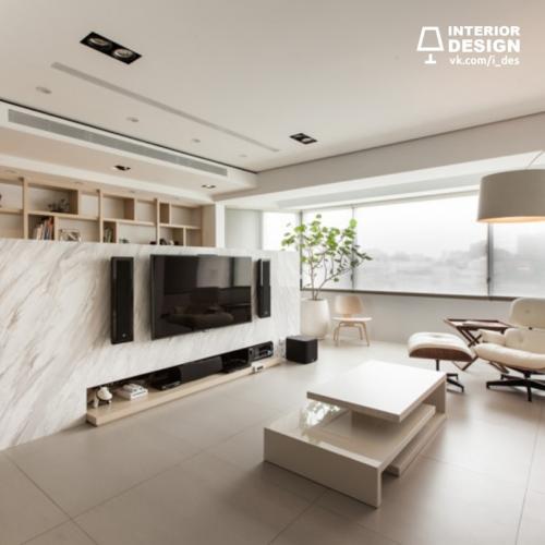 Стена с телевизором 04