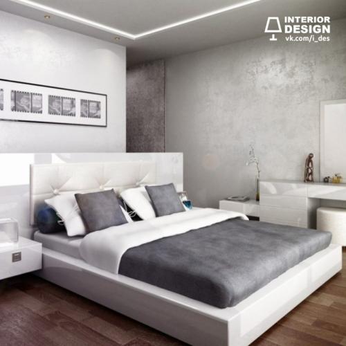 Расстановка мебели в спальне 03