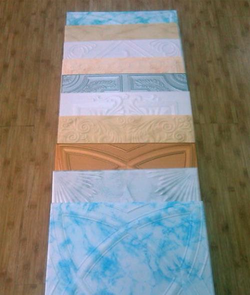 Как наклеить потолочную плитку без разметки. Как выбрать плитку НА потолок