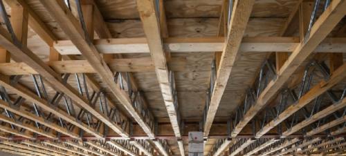 Межэтажные перекрытия железобетонные. Формирование и установка опалубки