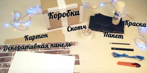 Декор на Новый год 2020 своими руками. Камин своими руками