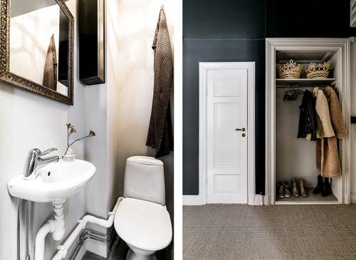 Золотые детали в интерьере скандинавской квартиры (87 кв. м) 22