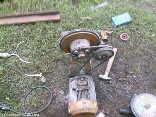 Как сделать самодельную бетономешалку. Из молочной фляги 14 Как сделать самодельную бетономешалку. Из молочной фляги 14