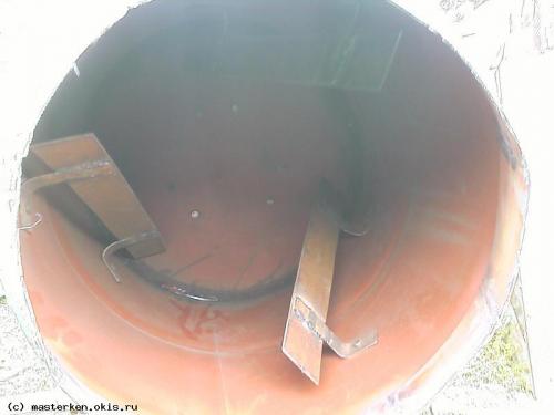 Как сделать самодельную бетономешалку. Из молочной фляги 16 Как сделать самодельную бетономешалку. Из молочной фляги 16