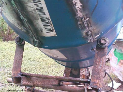 Как сделать самодельную бетономешалку. Из молочной фляги 17 Как сделать самодельную бетономешалку. Из молочной фляги 17