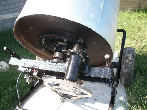 Как сделать самодельную бетономешалку. Из молочной фляги 19 Как сделать самодельную бетономешалку. Из молочной фляги 19