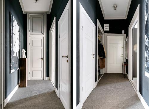 Золотые детали в интерьере скандинавской квартиры (87 кв. м) 23