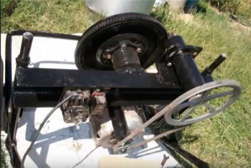 Самодельная бетономешалка с электроприводом. Механические смесители